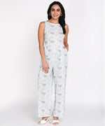 Women's Playful All-Over Print Cotton Flex Jumpsuit