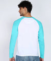 Sleek Contrast Raglan Full Sleeve Men's T-Shirt-Cotton Jersey