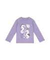 Cozy Girls Pajamas with Sea Horse Print-Cotton Jersey