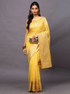 Sareemall Yellow Woven Women Saree-VMIKA1003