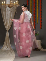 Sareemall Mauve Embroidered Women Saree