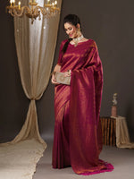 Sareemall Pink Tassels And Latkans Women Saree-13ALEKHA1301