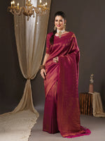 Sareemall Pink Tassels And Latkans Women Saree-13ALEKHA1301