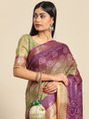 Sareemall Purple Zari Women Saree