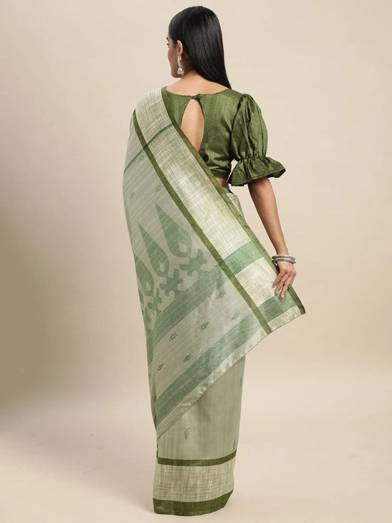 Sareemall Green Solid Women Saree-16WOM16903