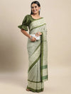 Sareemall Green Solid Women Saree-16WOM16903