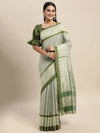 Sareemall Green Solid Women Saree-16WOM16903