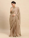 Sareemall Cream Sequins Women Saree