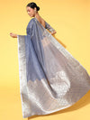 Sareemall Blue Woven Women Saree-SDZ5101