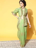 Sareemall Green Woven Women Saree-2VMIKA2002