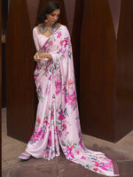 Sareemall Pink Solid Women Saree-KUDOS260008