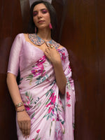 Sareemall Pink Solid Women Saree-KUDOS260008