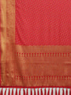 Sareemall Red Tassels And Latkans Women Saree-4ALEKHA4001