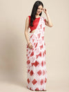 Sareemall White Solid Women Saree-FF0PVPR4104