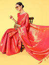 Sareemall Pink Tassels And Latkans Women Saree-2REEVA2005