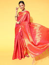 Sareemall Pink Tassels And Latkans Women Saree-2REEVA2005