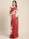 Sareemall White Solid Women Saree-FF0PVPR4101