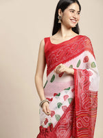 Sareemall White Solid Women Saree-FF0PVPR4101