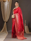 Sareemall Red Tassels And Latkans Women Saree-14PAKHI1505