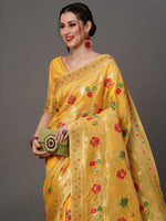 Sareemall Yellow Woven Women Saree-SOHNA1203