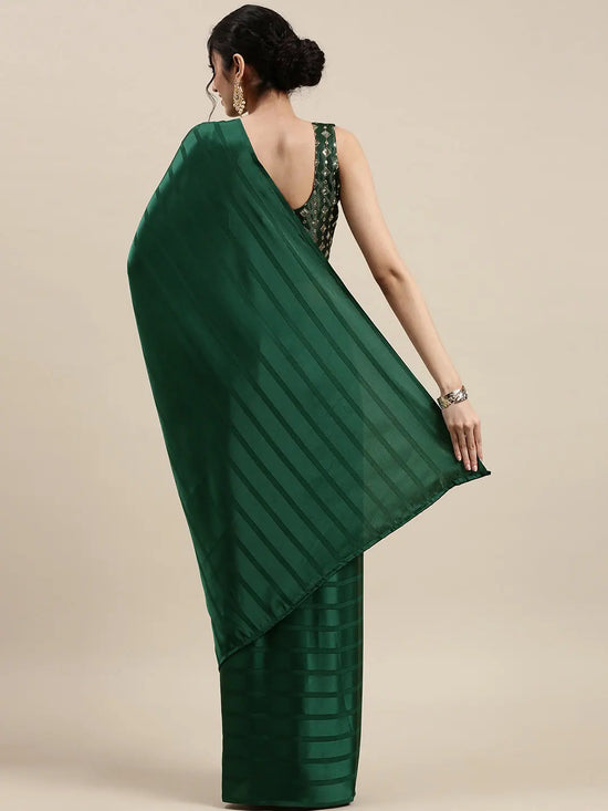 Sareemall Green Solid Women Saree-6STRP7103