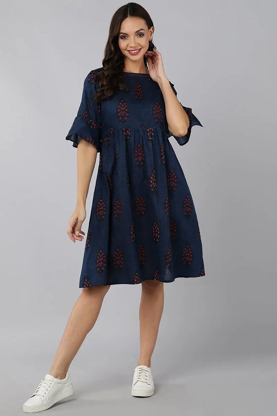 Ahika Cotton Printed Dresses-VD1193_XS