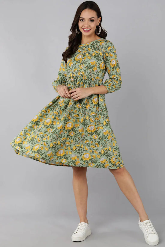 Ahika Cotton Printed Dresses-VD1197_XS