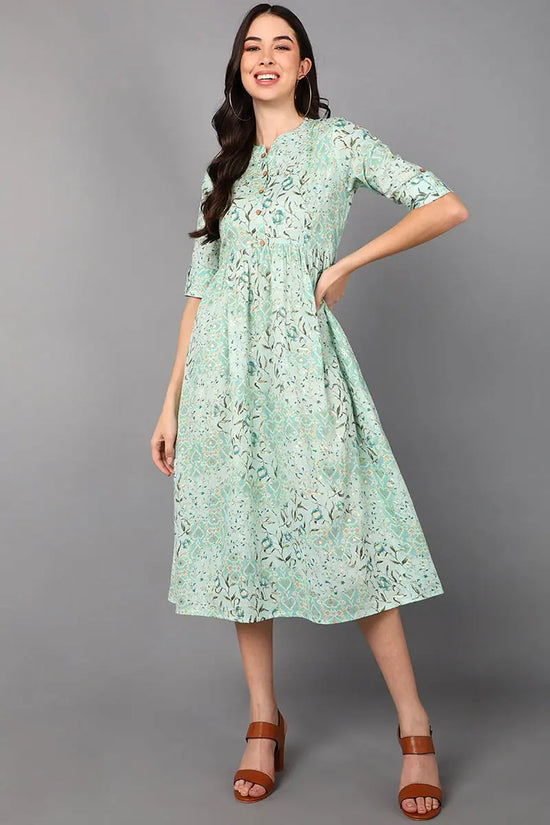 Ahika Cotton Printed Dresses-VD1206A_XS