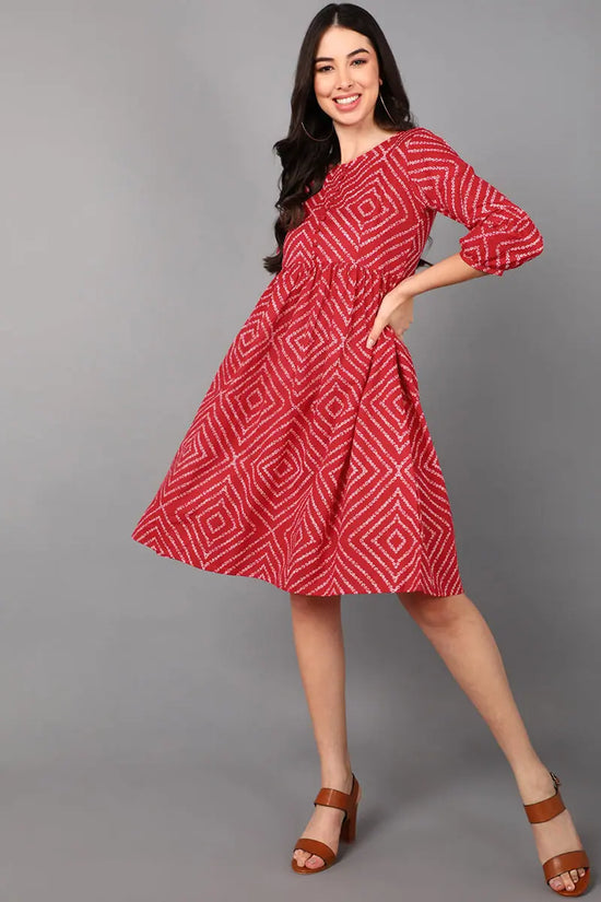 Ahika Cotton Printed Dresses-VD1194_XS