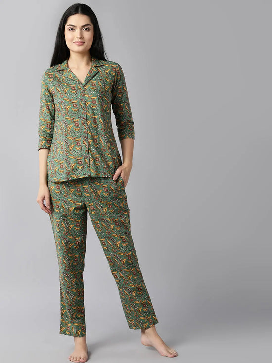 Ahika Cotton Printed Night Suit