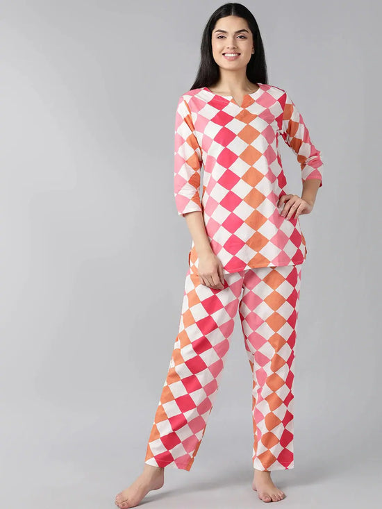 Ahika Cotton Printed Night Suit