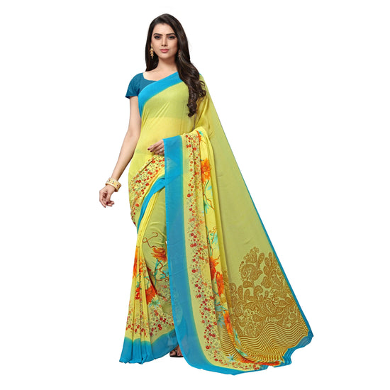 Vaamsi Chiffon No Type Regular Saree-PC1093