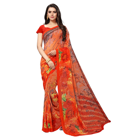 Vaamsi Chiffon No Type Regular Saree-PC1095