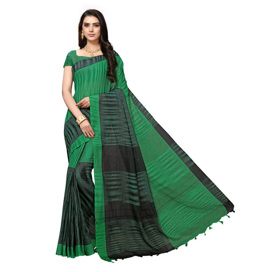 Vaamsi Cotton Blend No Type Regular Saree-VSAR1010