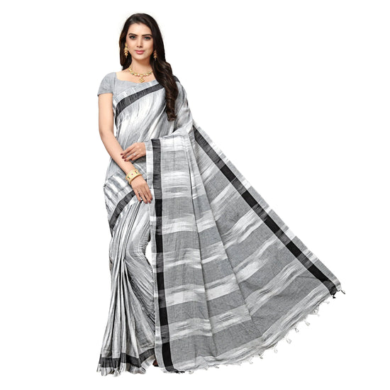 Vaamsi Cotton Blend No Type Regular Saree-VSAR1003