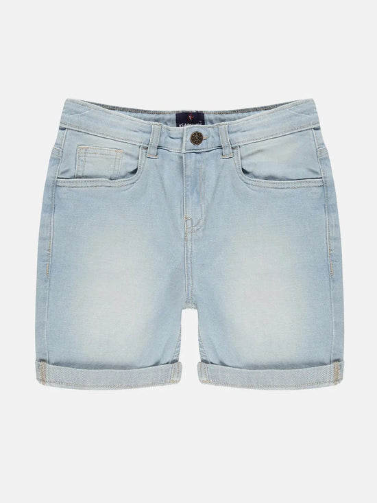 Boys Fashion Denim Rollup Shorts-SS23BJS056009