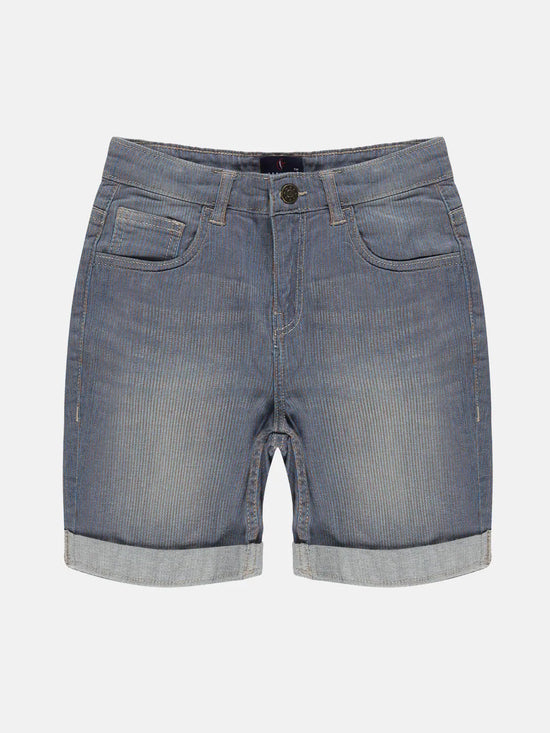 Boys Fashion Denim Rollup Shorts-SS23BJS056037