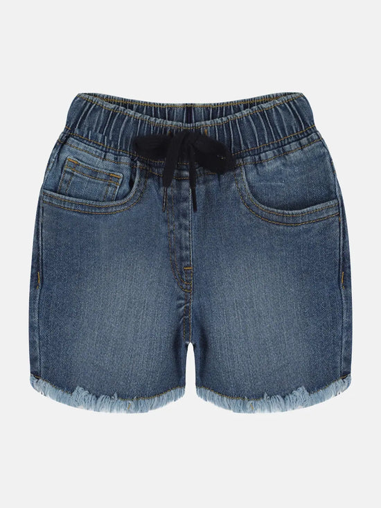 Girls Denim Hot Shorts-SS23GJHS083009