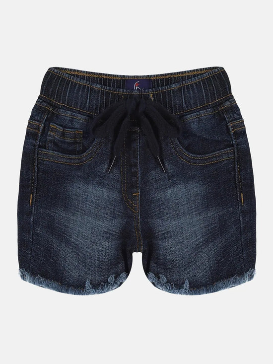 Girls Denim Hot Shorts-SS23GJHS083002