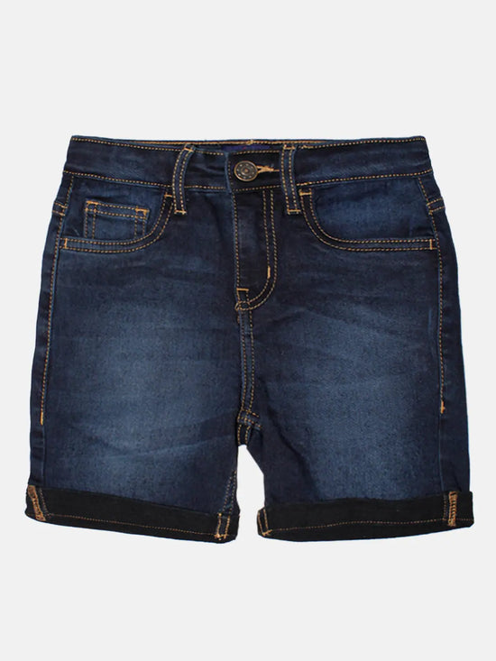 Boys Fashion Denim Rollup Shorts-SS23BJS056051