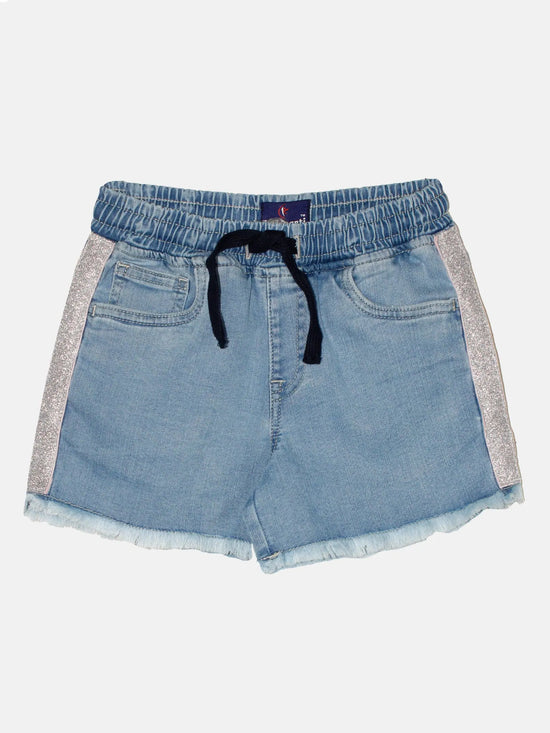 Girls Denim Hot Shorts-AW23GJHS083016