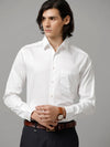 Men Solid Formal White Shirt