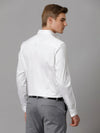 Men Slim fit Solid Formal White Shirt