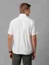 Men Solid Casual White Shirt