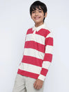 Lil Tomatoes Boys Cotton Polo T-shirt-GBT-W23-1232_CRANBERRY_30