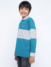 Lil Tomatoes Boys Cotton Polo T-shirt-GBT-W23-1233_TEAL_30