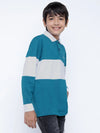 Lil Tomatoes Boys Cotton Polo T-shirt-GBT-W23-1233_TEAL_30