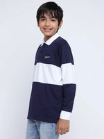 Lil Tomatoes Boys Cotton Polo T-shirt-GBT-W23-1233_NAVY_30