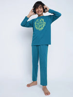 Lil Tomatoes Boys Cotton Night Suits-GBNS-W23-1240_TEAL_30