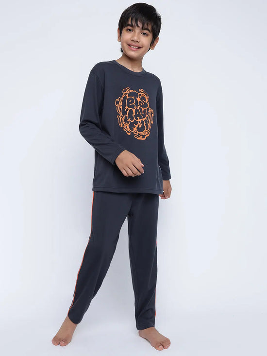 Lil Tomatoes Boys Cotton Night Suits-GBNS-W23-1240_CHARCOAL_30